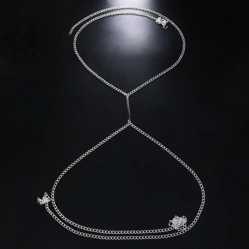Seksowny metalowy łańcuszek na – Body Jewelry Necklace recenzja i cena