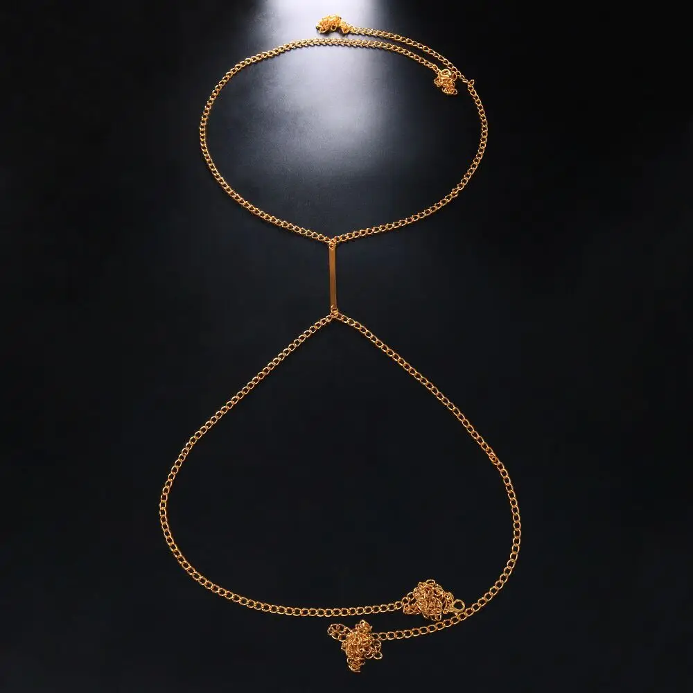 Seksowny metalowy łańcuszek na – Body Jewelry Necklace recenzja i cena