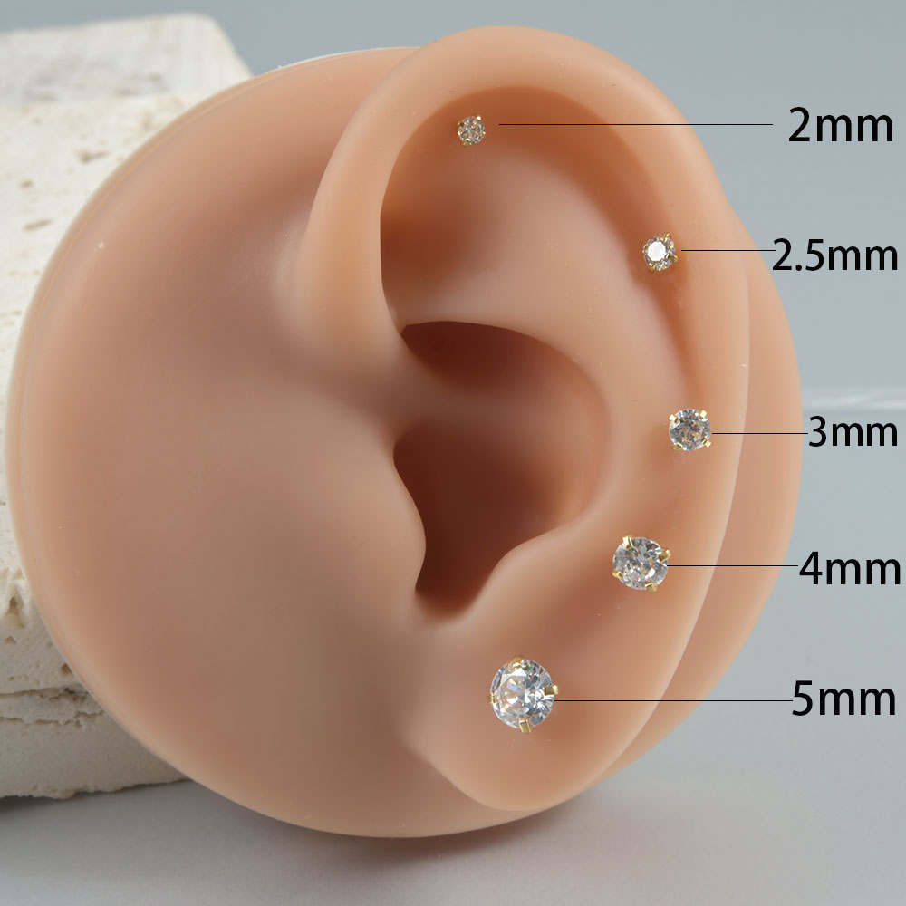 1 para stal chirurgiczna złap  – Body Jewelry Surgical Steel recenzja i cena