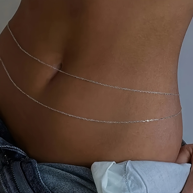 Dwustronny złoty metalowy łańc – Body Jewelry For You recenzja i cena